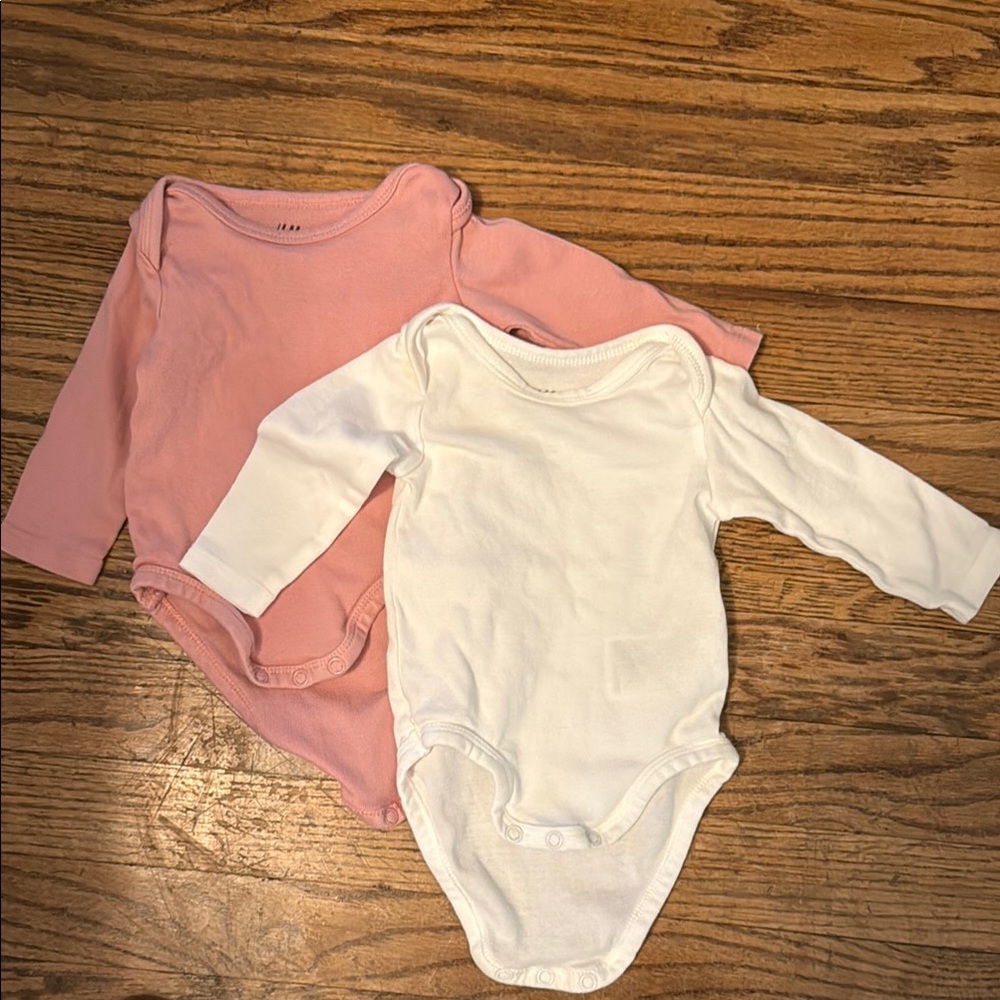 H&M onesie set- Pink & White